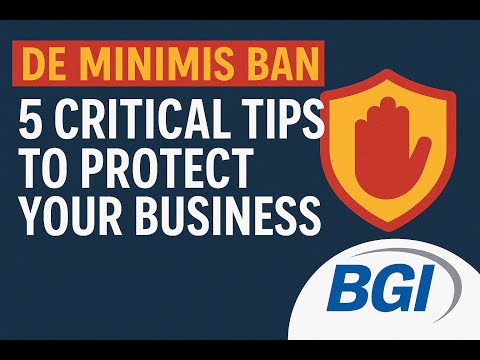 De Minimis Crackdown: 5 Critical Tips to Protect Your Business