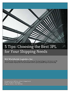 BGI White Paper - 5 Tips for Choosing a 3PL