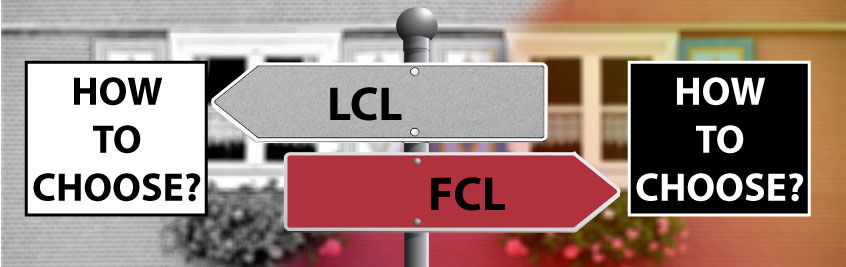Road signs pointing opposite directions with LCL and FCL how to choose