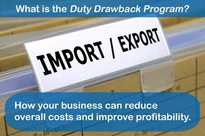 What is the Duty Drawback Program for Import and Export?